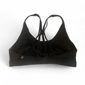 lululemon athletica Black Strappy Back Sports Bra